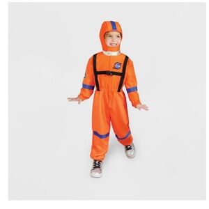 Space Explorer Kids Costume - Orange and Blue